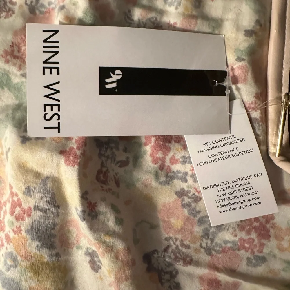 Nine West Pastel Floral Cosmetic Case